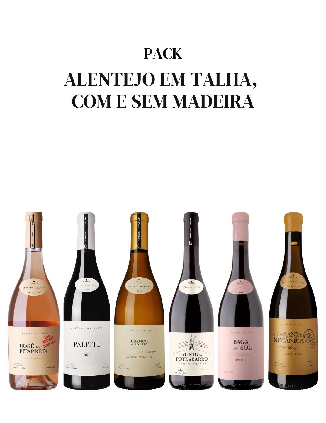 Pack Alentejo em Talha, Com e Sem Madeira